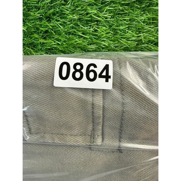 Forever 21 Mens 31 Slim Wallet Chain Cargo Pants Olive Twill Streetwear Casual - Picture 12 of 12